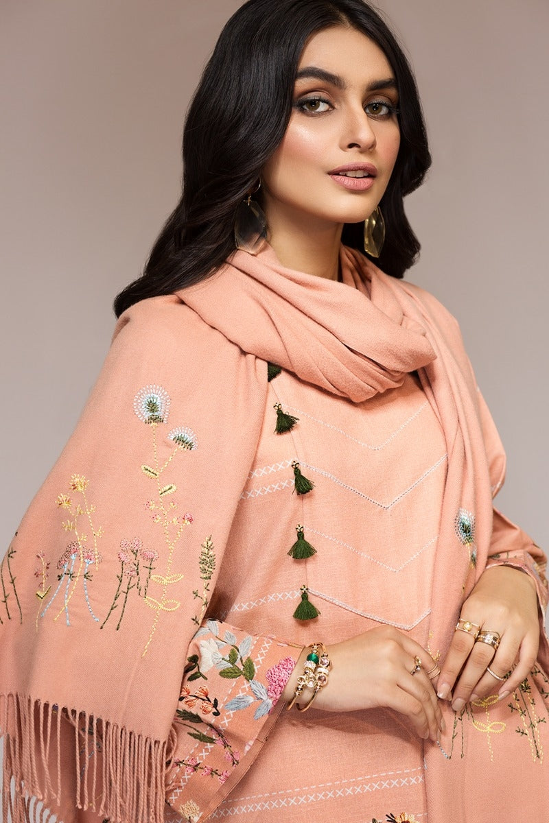 Embroidered Khaddar Nishat Unstitched Winter Collection 2019 Piece
